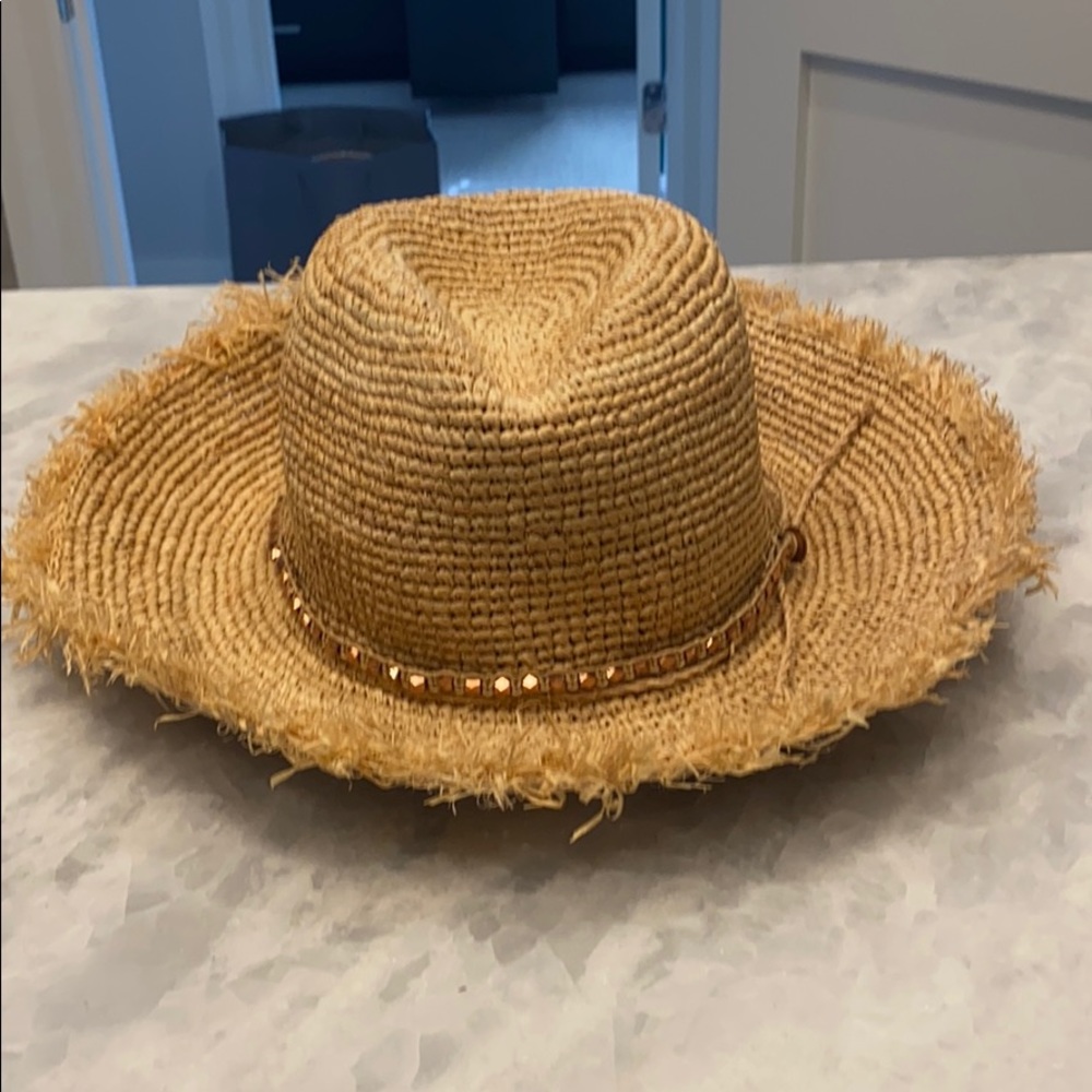 Florabella Raffia Wide-Brim Hat - Adjustable